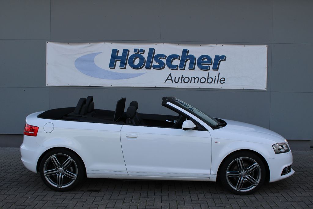 Audi A3 1.8,S line Cab,Navi,Leder,Xenon,Sitzh,Parks,,, Schaltgetriebe, aus dem Bestand von Hölscher Automobile Nordkirchen-Capelle — Ansicht 5