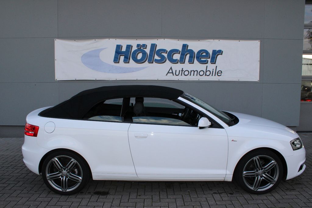 Audi A3 1.8,S line Cab,Navi,Leder,Xenon,Sitzh,Parks,,, Schaltgetriebe, aus dem Bestand von Hölscher Automobile Nordkirchen-Capelle — Ansicht 6