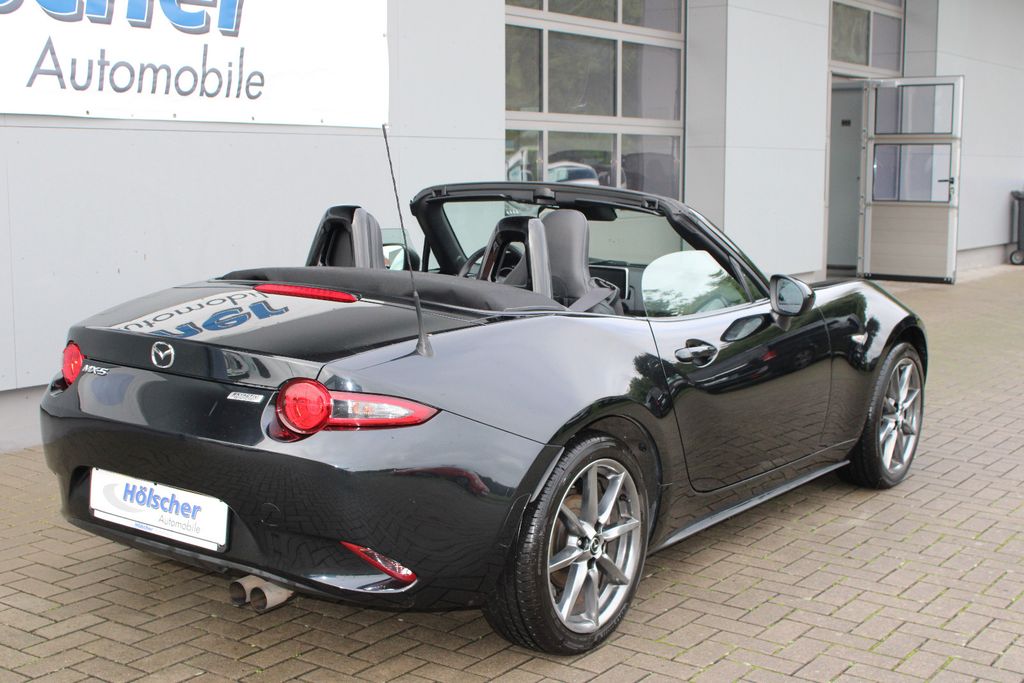 Mazda MX-5 Exclusive-Line,Navi,Leder,LED,Sitzh,, Schaltgetriebe, aus dem Bestand von Hölscher Automobile Nordkirchen-Capelle — Ansicht 2