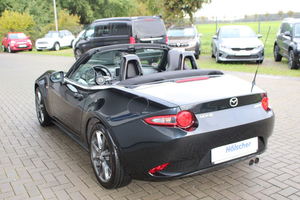 Mazda MX-5 Exclusive-Line,Navi,Leder,LED,Sitzh,, Schaltgetriebe, aus dem Bestand von Hölscher Automobile Nordkirchen-Capelle — Ansicht 4