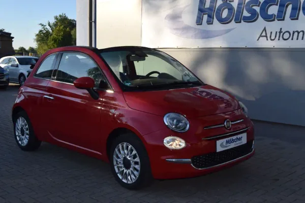 Fiat 500C LOUNGE C, Automatik, aus dem Bestand von Hölscher Automobile Nordkirchen-Capelle — Hauptansicht