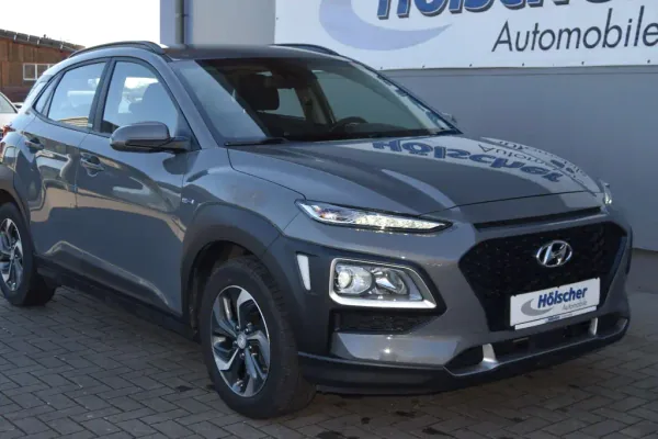 Hyundai Kona Hybrid, Automatik, aus dem Bestand von Hölscher Automobile Nordkirchen-Capelle — Hauptansicht
