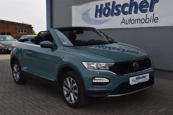VW T-Roc Cabriolet Style, Automatik, aus dem Bestand von Hölscher Automobile Nordkirchen-Capelle — Hauptansicht
